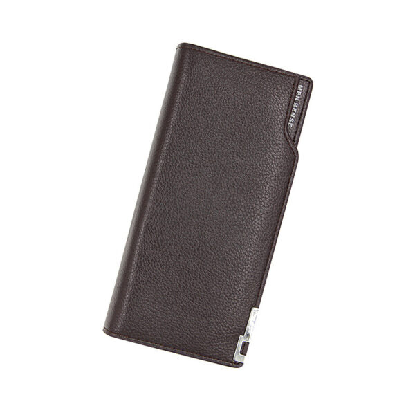 Men's PU Leather Big Capacity Multi Card Holder Wallet - Image 3